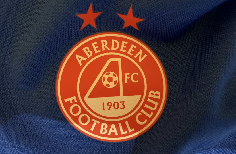 Aberdeen FC crest (on blue)